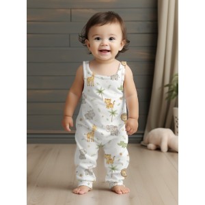  Tissu coton imprimé pour enfants Petite Savane - Certifié Oeko-Tex® Mercerie des Princesses