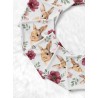 Panneau Lingettes Floral Bunny Garden