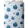 Tissu coton imprimé fruit Myrtilles- Certifié Oeko-Tex® Mercerie des Princesses