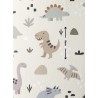 Tissu coton dinosaures pastel Dinoland Oeko-Tex – T-Rex