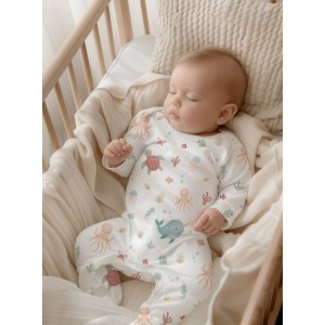  Tissu Douceur Marine bébé – Narval