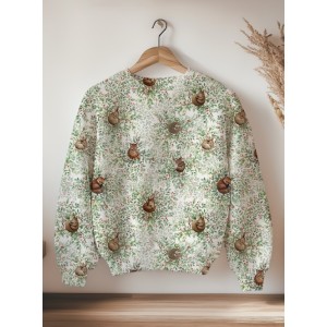  Tissu coton imprimé pour enfants Forêt Endormie - Certifié Oeko-Tex® Mercerie des Princesses