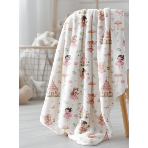  Tissu coton imprimé pour enfants Fairy Garden - Certifié Oeko-Tex® Mercerie des Princesses