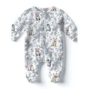  Tissu coton imprimé pour enfants Merveilles De La Banquise - Certifié Oeko-Tex® Mercerie des Princesses