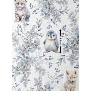  Tissu coton imprimé pour enfants Merveilles De La Banquise - Certifié Oeko-Tex® Mercerie des Princesses