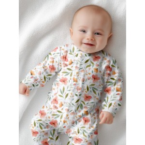  Tissu coton imprimé Fleurs Des Champs Bohème  - Certifié Oeko-Tex® Mercerie des Princesses