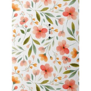  Tissu coton imprimé Fleurs Des Champs Bohème  - Certifié Oeko-Tex® Mercerie des Princesses