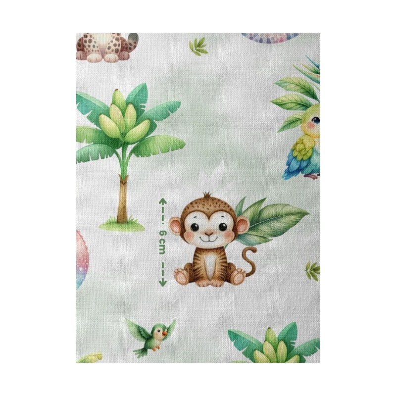 Tissu Aventures Tropicales - Tigre