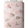Tissu coton imprimé pour enfants Cloudy Dreams Pink - Certifié Oeko-Tex® Mercerie des Princesses