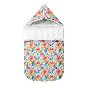  Tissu coton imprimé Petites Fleurs Aquarelles - Certifié Oeko-Tex® Mercerie des Princesses