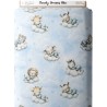  Tissu coton imprimé pour enfants Cloudy Dreams Blue - Certifié Oeko-Tex® Mercerie des Princesses