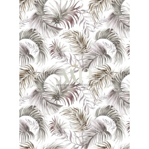  Tissu coton imprimé Feuillages - Certifié Oeko-Tex® Mercerie des Princesses