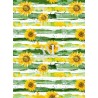  Tissu coton imprimé Sunflower - Certifié Oeko-Tex® Mercerie des Princesses
