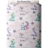 Tissu coton imprimé pour enfants Bébés Dinosaures Rose - Certifié Oeko-Tex® Mercerie des Princesses