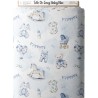 Tissu Toile De Jouy Baby Blue enfant Oeko-Tex® Mercerie des Princesses