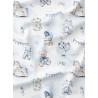 Tissu Toile De Jouy Baby Blue enfant Oeko-Tex® Mercerie des Princesses