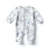  Tissu Toile De Jouy Baby Blue enfant Oeko-Tex® Mercerie des Princesses