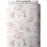 Tissu Toile De Jouy Baby Pink enfant Oeko-Tex® Mercerie des Princesses