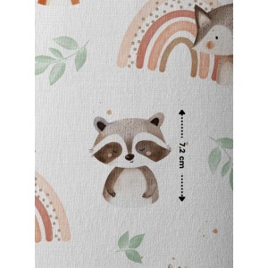  Tissu Woodland et Rainbow enfant Oeko-Tex® Mercerie des Princesses