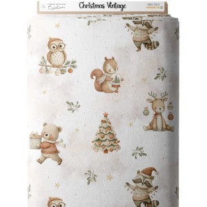  Tissu Christmas Vintage enfant Oeko-Tex® Mercerie des Princesses