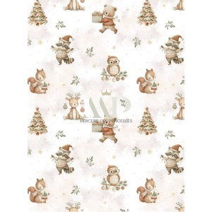  Tissu Christmas Vintage enfant Oeko-Tex® Mercerie des Princesses