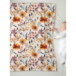  Tissu Fleurs Eclats D'Automne Oeko-Tex® Mercerie des Princesses