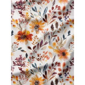  Tissu Fleurs Eclats D'Automne Oeko-Tex® Mercerie des Princesses