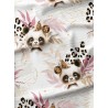  Tissu "Panda Léopard" Oeko-Tex® Mercerie des Princesses
