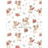  Tissu Souris et Framboises motif animal enfant Oeko-Tex® Mercerie des Princesses