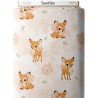 Tissu Sweet Deer motif animal de la forêt enfant Oeko-Tex® Mercerie des Princesses