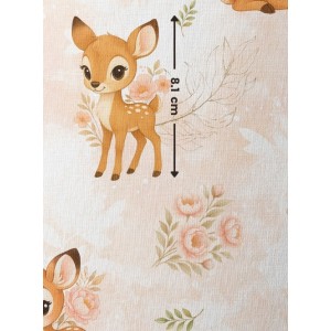  Tissu Sweet Deer motif animal de la forêt enfant Oeko-Tex® Mercerie des Princesses