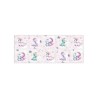 Panneau Lingettes tissu Bébés Dinosaures Rose – 10 lingettes lavables réutilisables bébé – coton Oeko-Tex couture facile