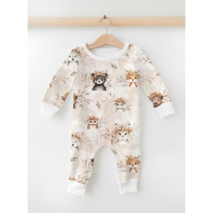  Tissu coton Animaux de la forêt d'automne enfant Oeko-Tex® Mercerie des Princesses
