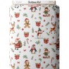 Tissu Christmas Red motif de noël enfant Oeko-Tex® Mercerie des Princesses