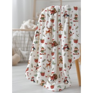  Tissu Christmas Red motif de noël enfant Oeko-Tex® Mercerie des Princesses
