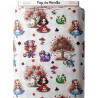 Tissu coton imprimé pour enfants Pays des Merveilles - Certifié Oeko-Tex® Mercerie des Princesses