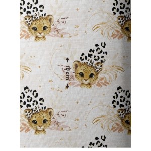  Tissu "Petit Léopard" Oeko-Tex® Mercerie des Princesses