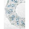 Panneau Lingettes tissu Dragon Bleu et vert– 10 lingettes lavables réutilisables bébé – coton Oeko-Tex couture facile