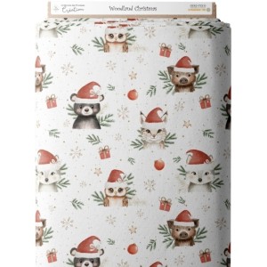Tissu "Woodland Christmas" Oeko-Tex® Mercerie des Princesses