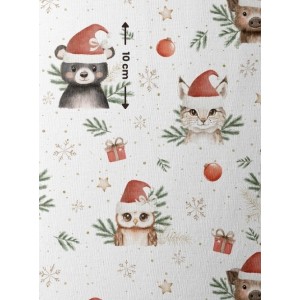  Tissu "Woodland Christmas" Oeko-Tex® Mercerie des Princesses