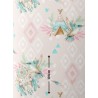  Tissu Petit Colibri Boho– Motif Aquarelle Colibri – Tissu coton Oeko-Tex bébé et enfant Mercerie des Princesses