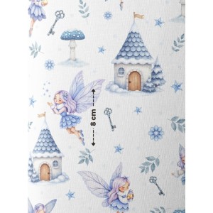  Tissu coton imprimé pour enfants Winter Fairy - Certifié Oeko-Tex® Mercerie des Princesses