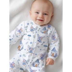  Tissu coton imprimé pour enfants Winter Fairy - Certifié Oeko-Tex® Mercerie des Princesses