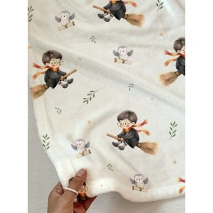 Tissu Petit Sorcier enfant Oeko-Tex® Mercerie des Princesses