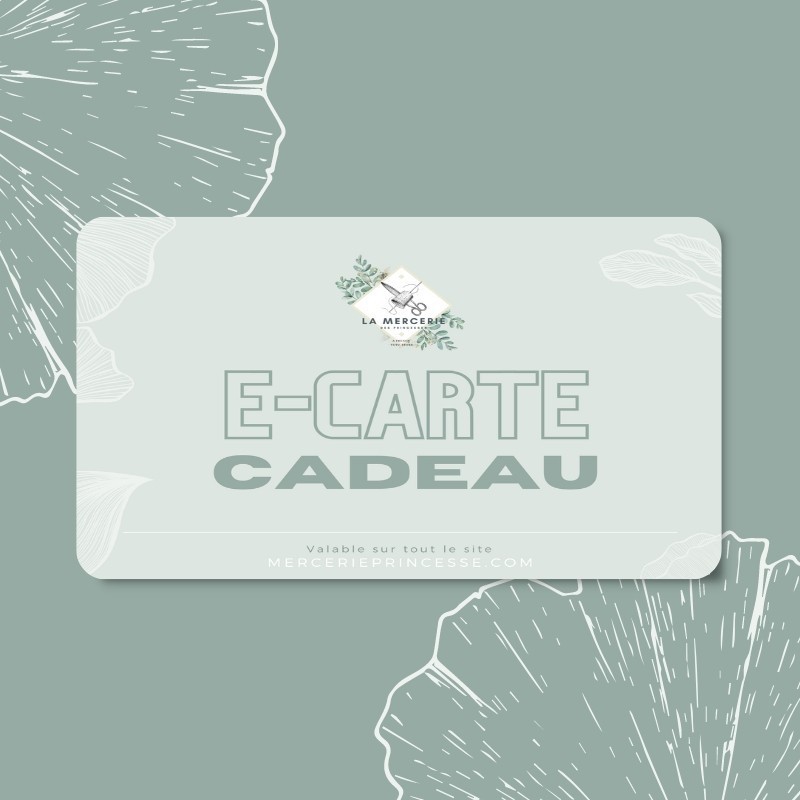 E-carte cadeau La Mercerie Des Princesses Mercerie des Princesses