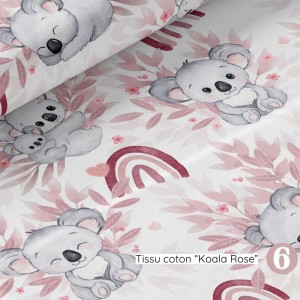  Coupons de tissu Rose Fat Quarters Coton Oeko-Tex
