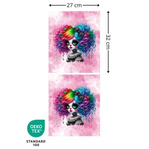  Panneau Sac à Bonbon Clown D'halloween Oeko-Tex® Mercerie des Princesses