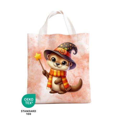 Panneau Sac à Bonbon Loutre D'halloween Oeko-Tex® Mercerie des Princesses