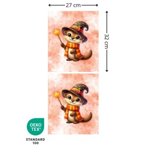  Panneau Sac à Bonbon Loutre D'halloween Oeko-Tex® Mercerie des Princesses