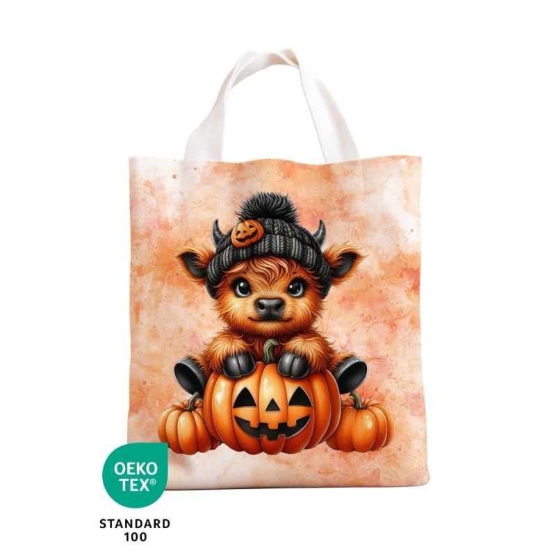 Panneau Sac à Bonbon Highland D'halloween Oeko-Tex® Mercerie des Princesses